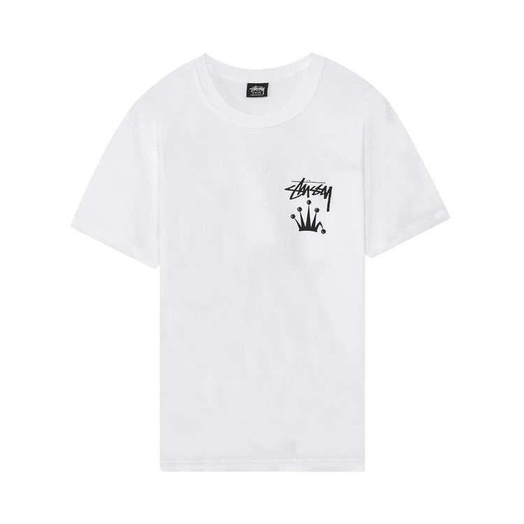 

Футболка Stussy Stock Crown Tee 'White', белый
