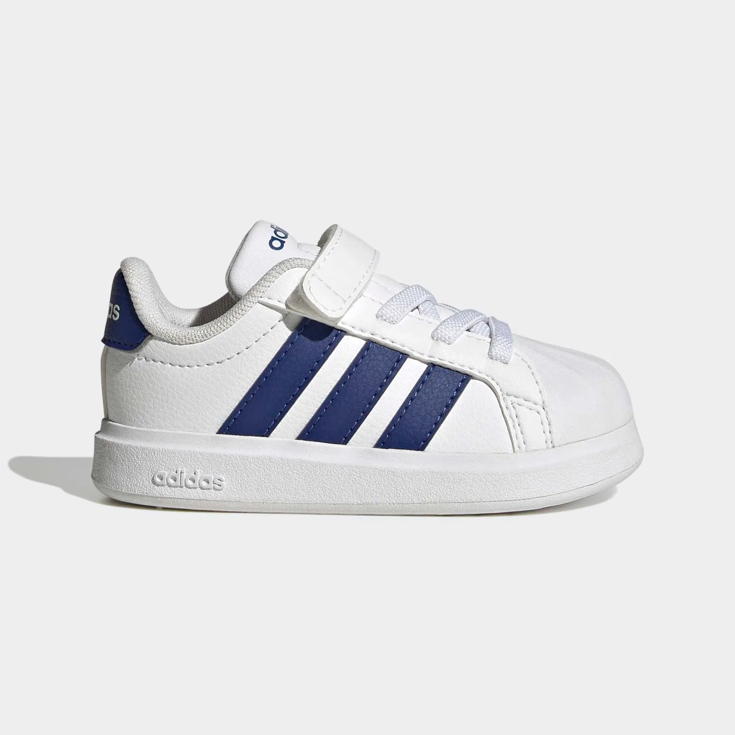 Детские кроссовки с мыском из резины Adidas Sportswear, Cloud White/Mystery Ink/Ftwr White — фото 2