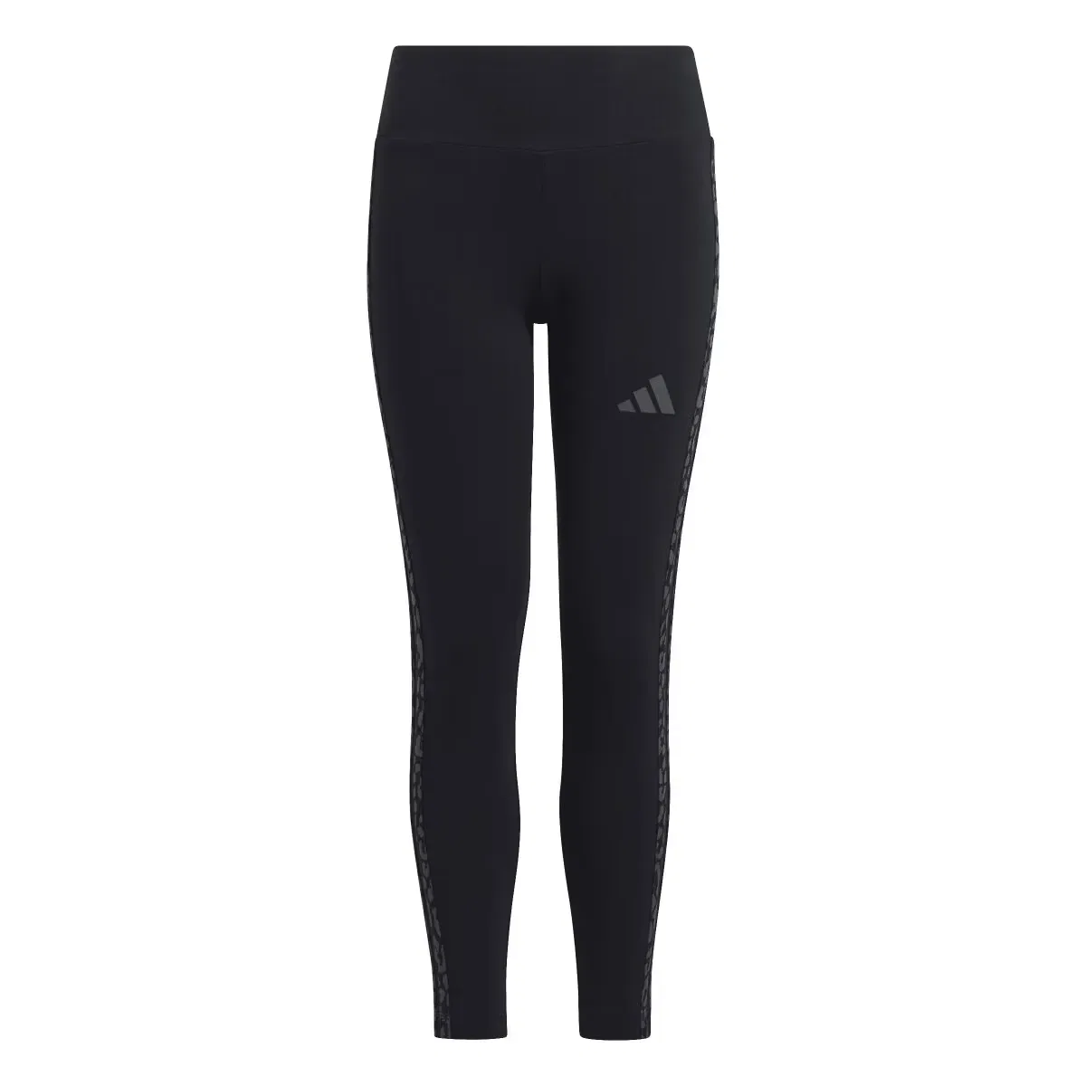 Детские леггинсы для девочек с принтом Seasonals adidas, Negro — фото 2