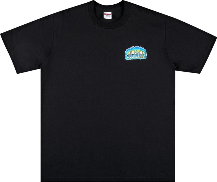 

Футболка Supreme Chrome Tee 'Black', черный