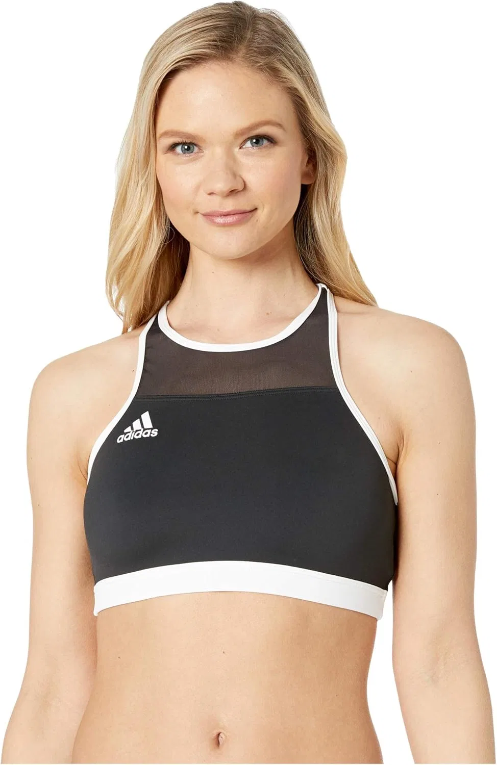 Женский топ для пляжного волейбола Don't Rest Beach Volleyball Top adidas, Black/White