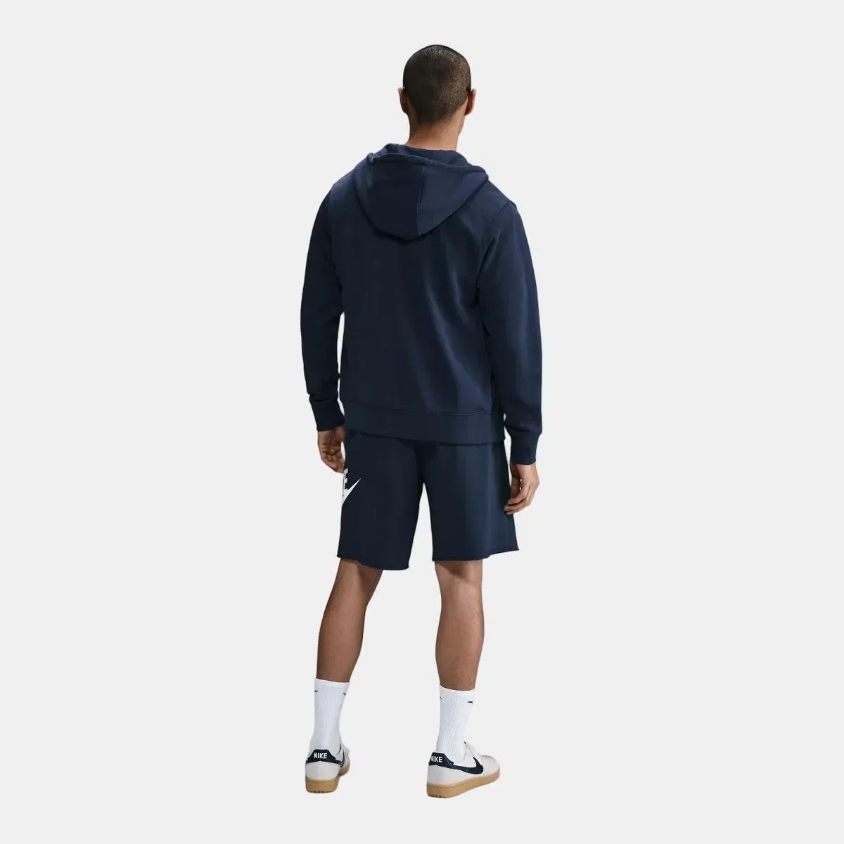 Мужские шорты из футера с принтом Club Alumni Ft Short Nike, Azul — фото 2