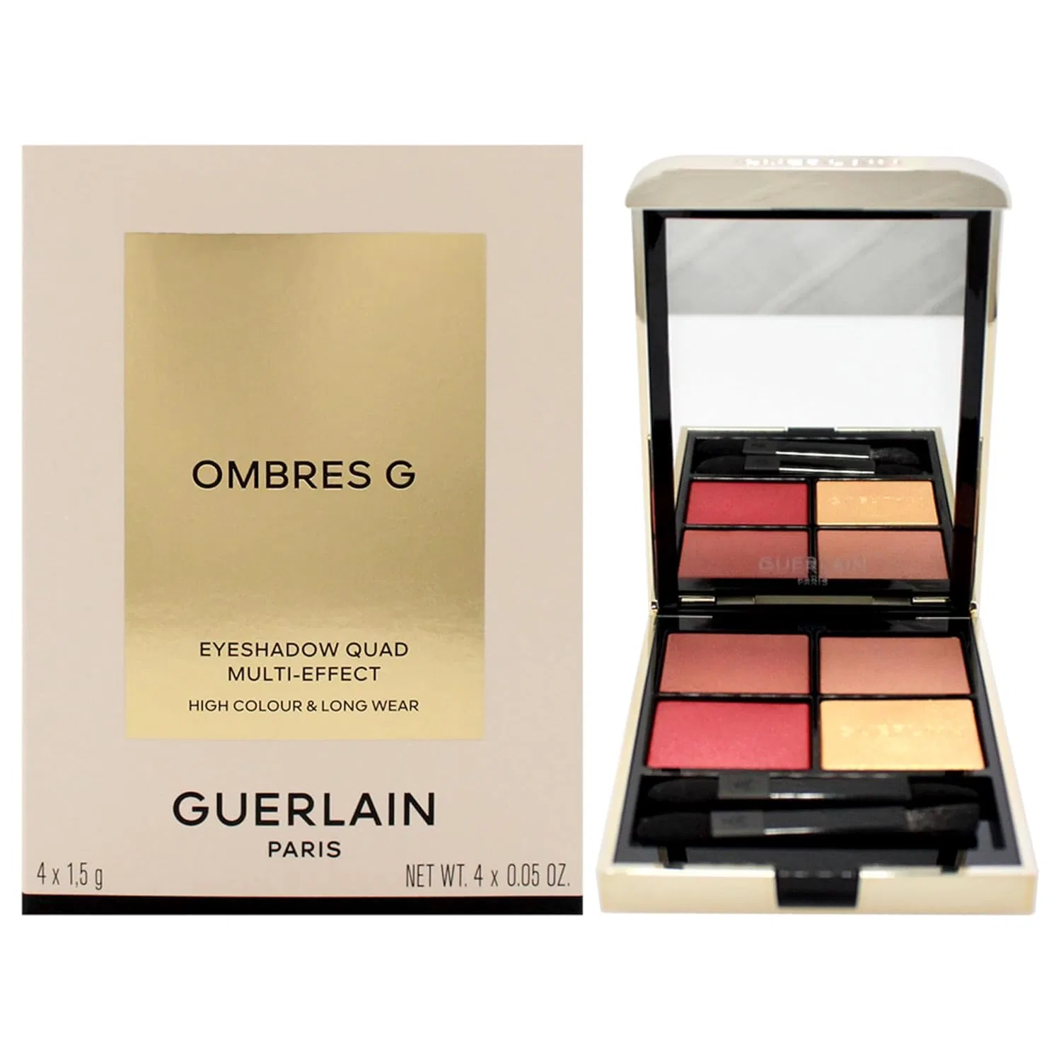 Палетка теней для век Guerlain Ombres G #214 Exotic Orchid, 6 г, Cranberry