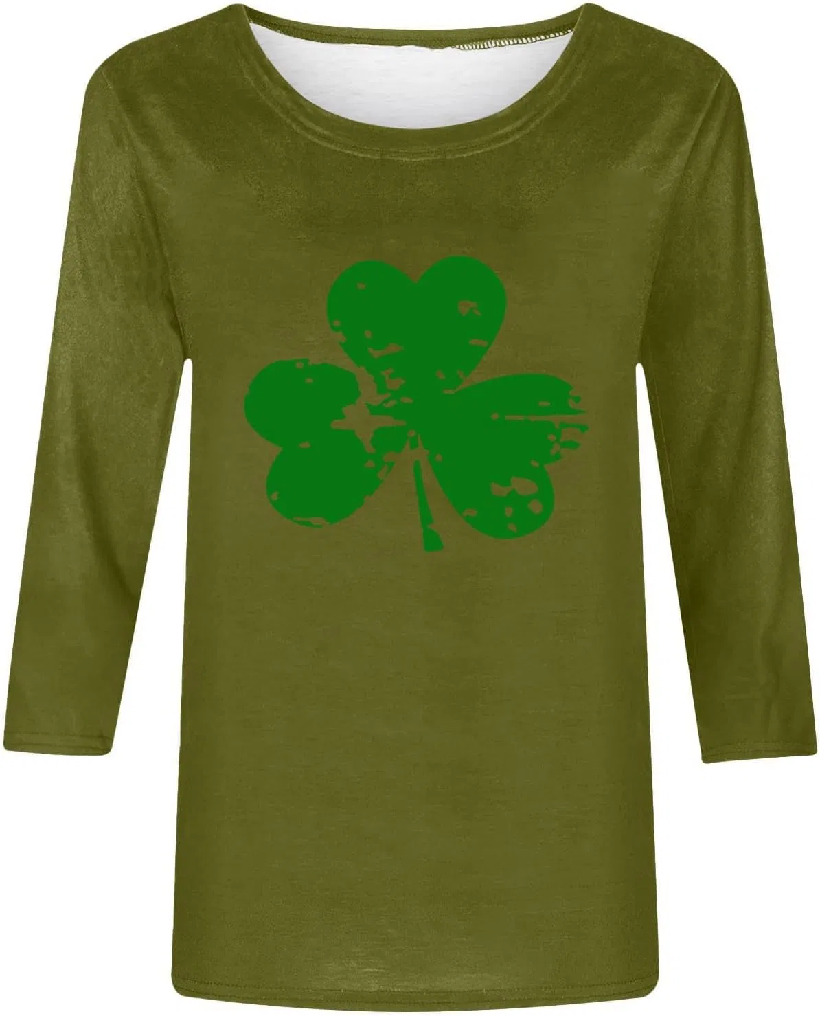 Женская футболка с трилистником St Patrick's Day Tunic, Green — фото 3