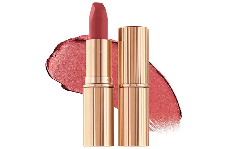 Женская помада с матовым эффектом Walk of No Shame Kiss Marks, Charlotte Tilbury, Red — фото 3
