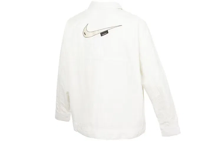 Куртка спортивная с принтом Swoosh Nike, серый