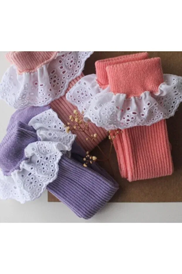Детские носки для новорожденных с кружевом Özkardeşler Baby, Multicolor