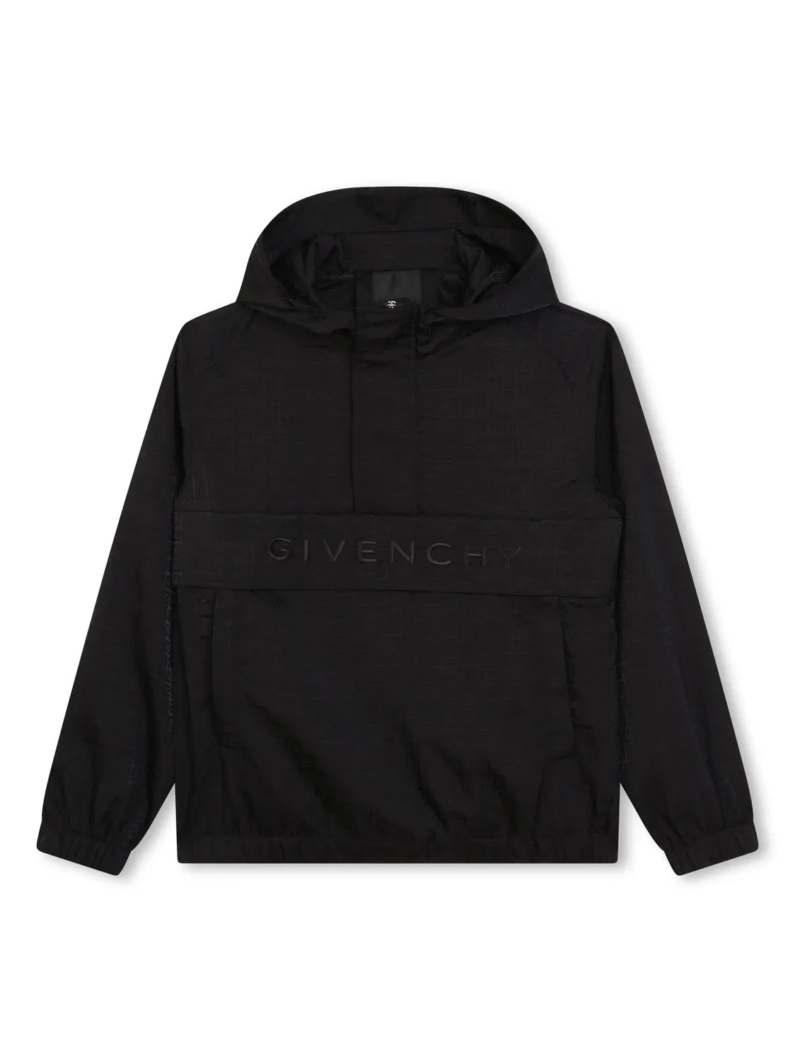 Куртка с капюшоном и вышитым логотипом Givenchy, черный