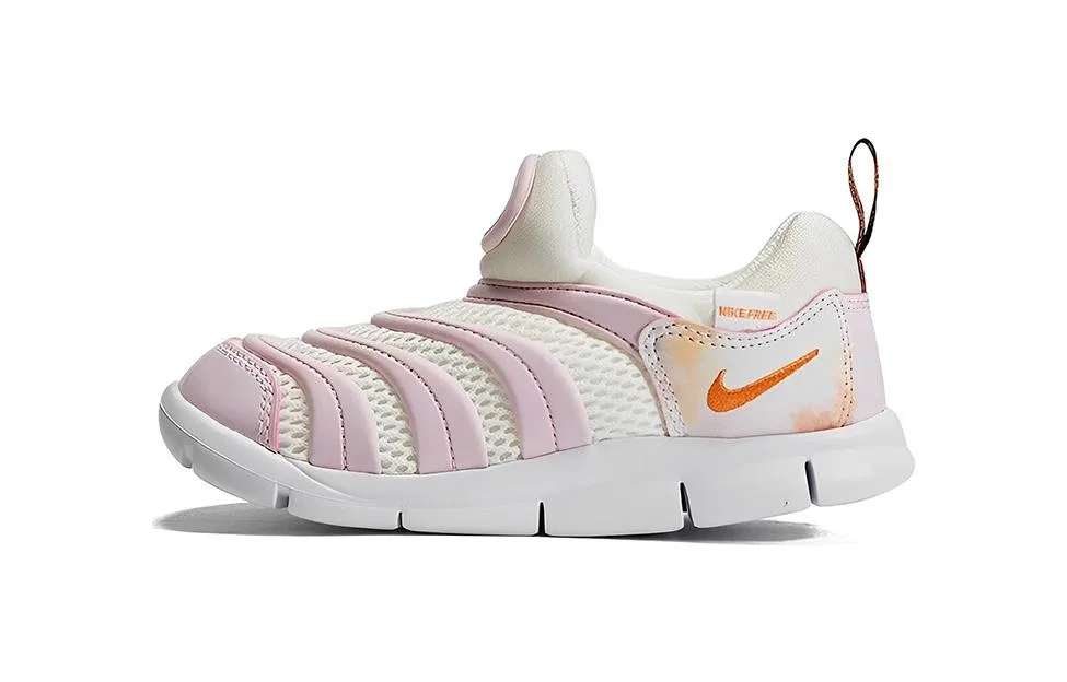 Детские кроссовки для малышей с защитой от ударов Nike Dynamo Free SE TD, Бело-розовые