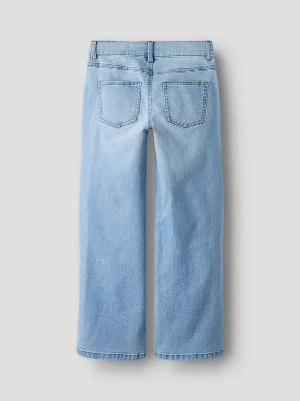 Брюки джинсовые из денима Rose 2 pack, Name It, Light Blue Denim, Medium Blue Denim, светло-голубой — фото 3