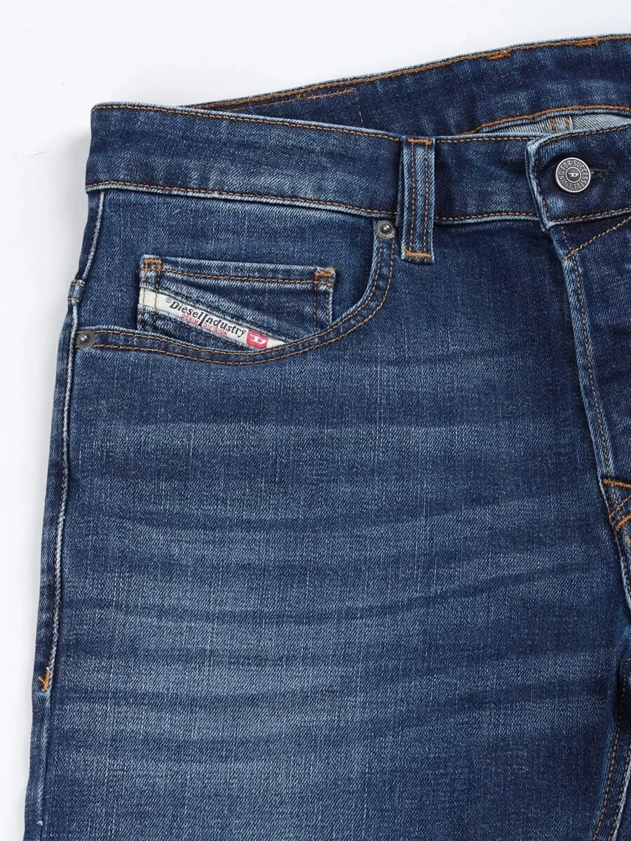Джинсы DIESEL Regular Jeans 'LONG SAFADO-X' темно-синего цвета — фото 4
