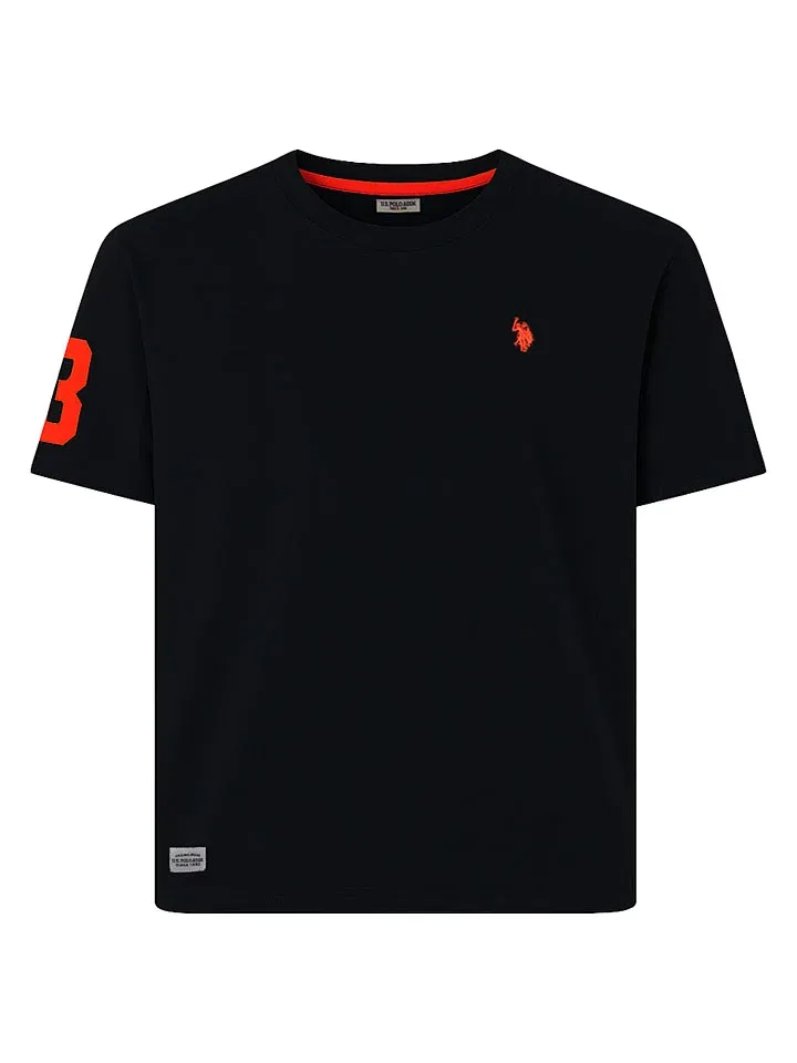 Рубашка черная U.S. Polo Assn., черный