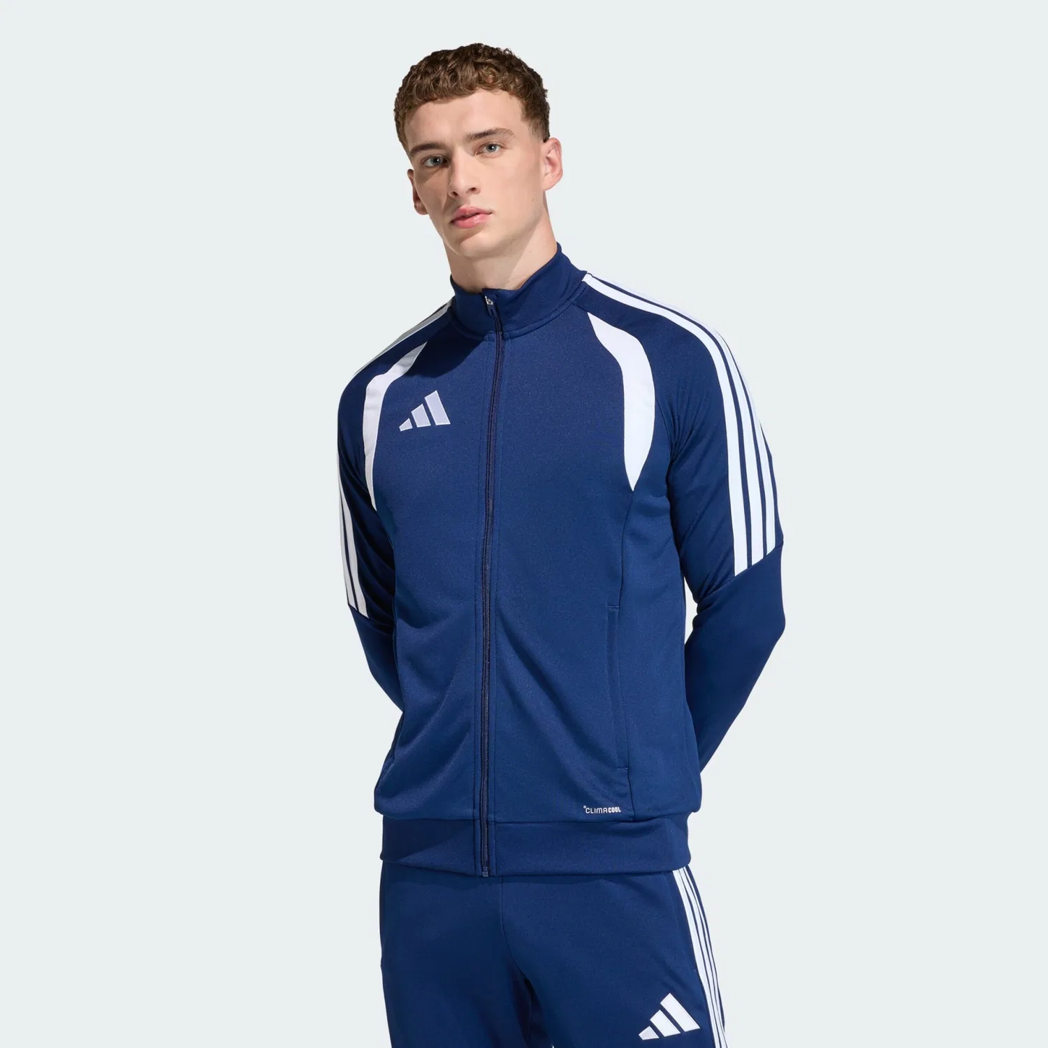 Тренировочная куртка Adidas Performance Tiro 26 League в цвете Night Blue — фото 2