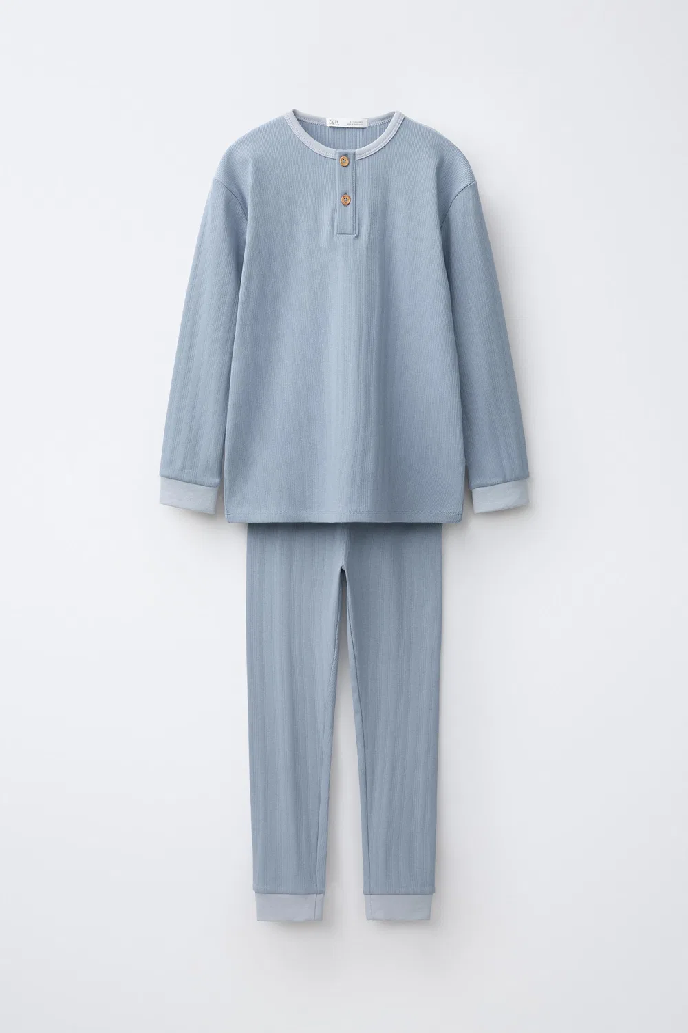 Пижама однотонная, 6-14 лет. ZARA, Blue