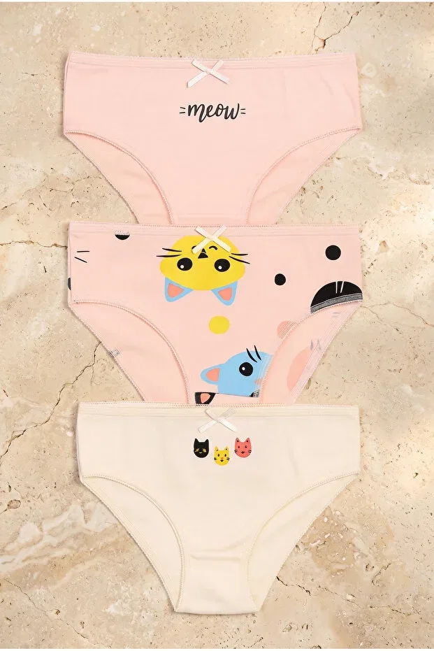 Детские трусы для девочек с принтом Katia&Bony, Light Pink