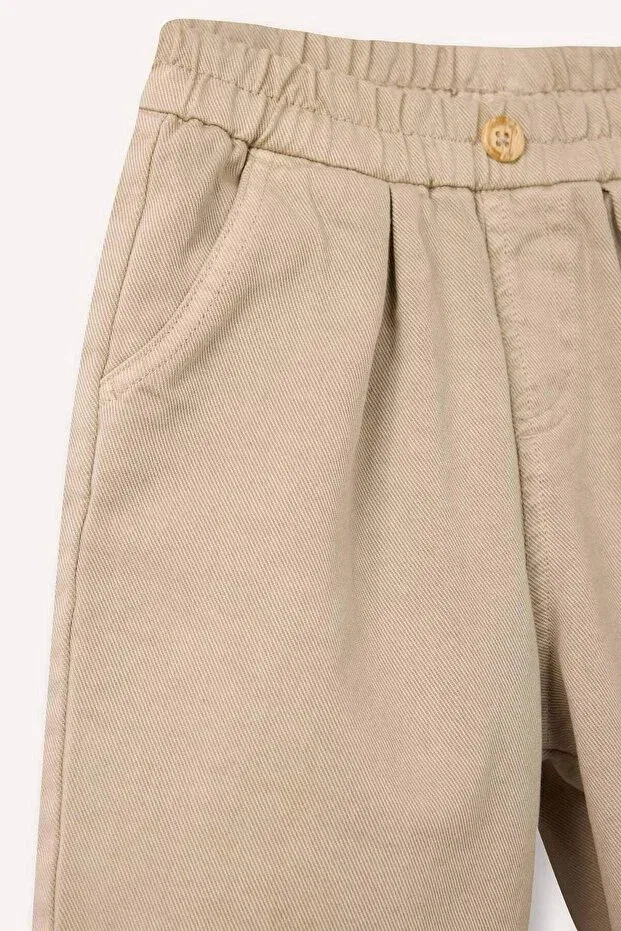 Детские брюки для мальчиков хлопковые Defacto, Beige-Bg186 — фото 2