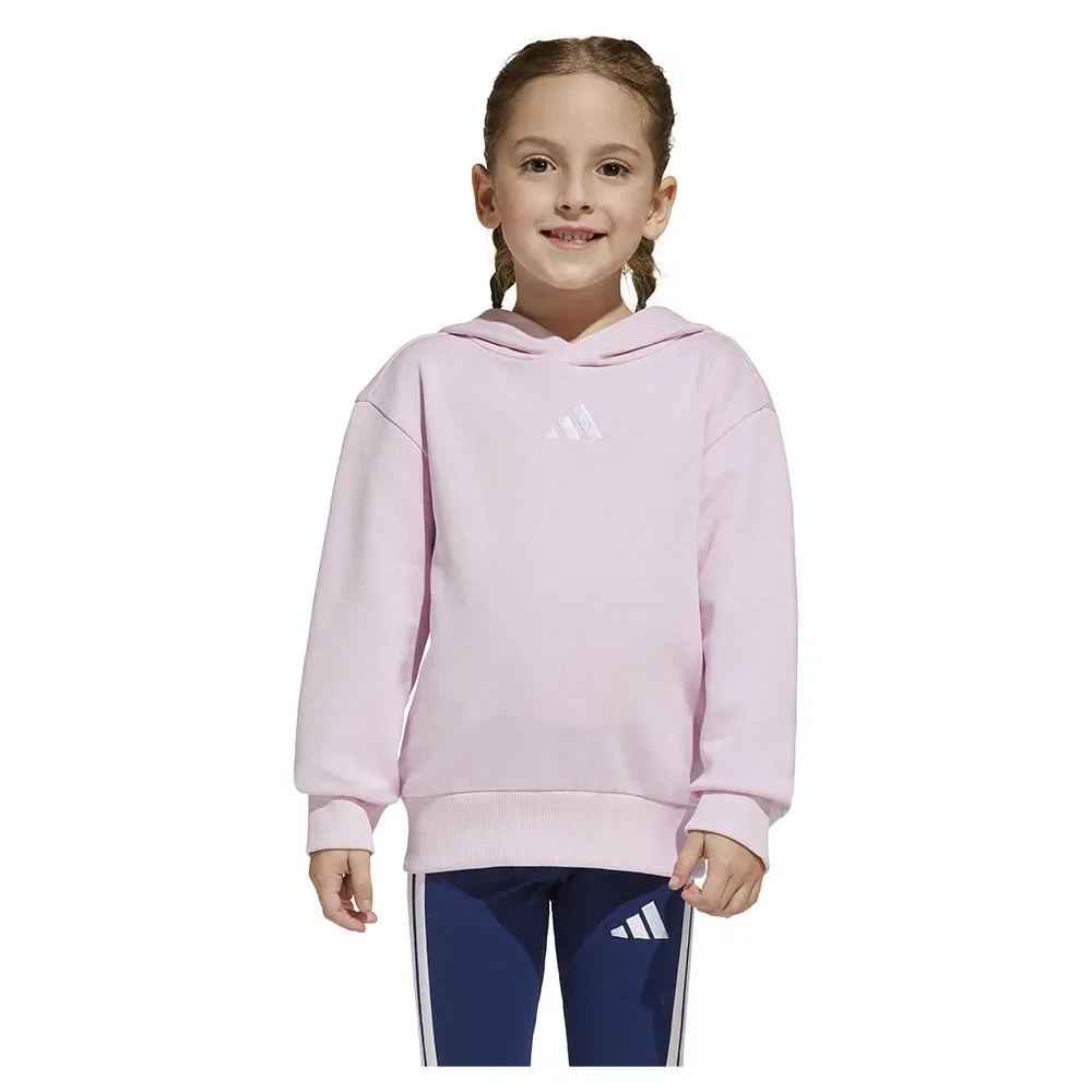 Худи с логотипом Adidas Essentials, розовый