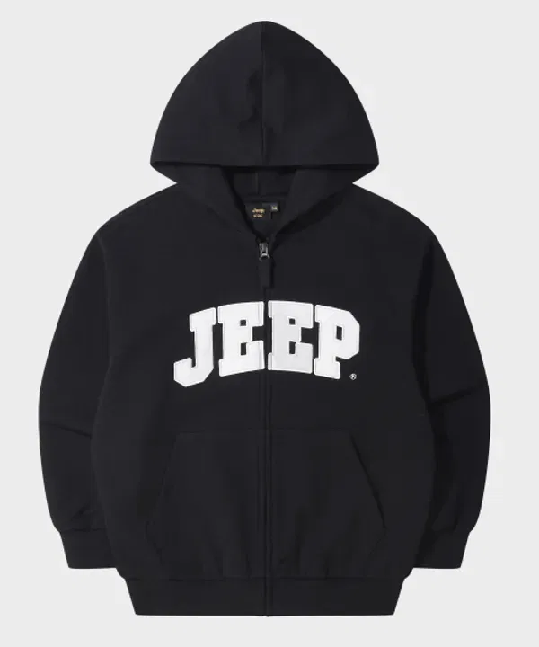 Худи на молнии с логотипом, Jeepkids JEEP