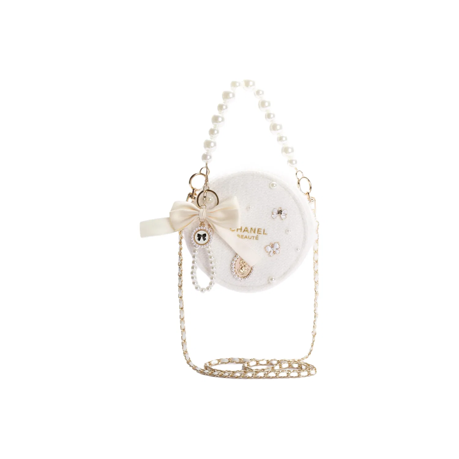 Женский косметический несессер Snow Velvet Pearl CHANEL, Черный