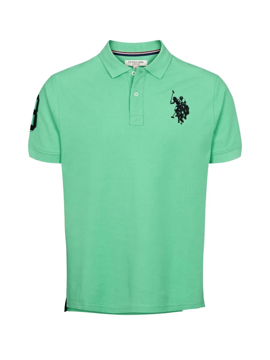 Рубашка на пуговицах стандартного кроя 'UMALFREDO' мятного цвета U.S. Polo Assn.