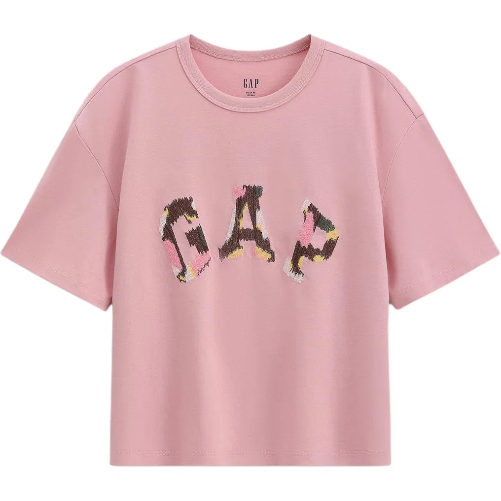 Женская футболка хлопковая GAP, Pink