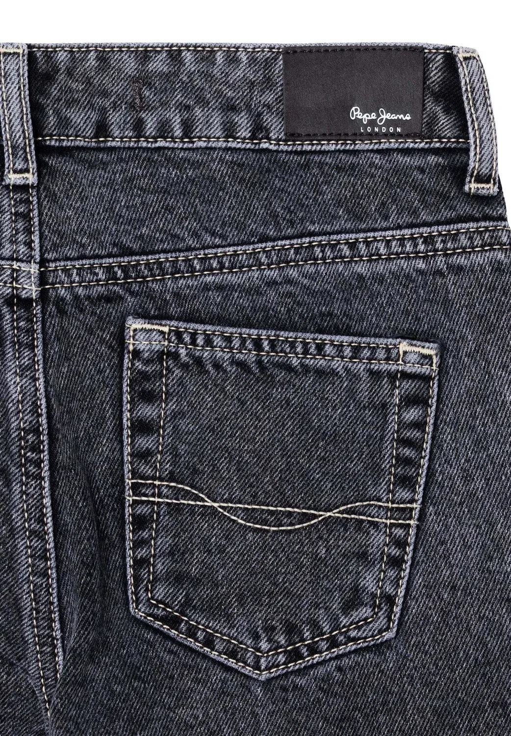 Широкие джинсы Lexy с бахромой - прямые джинсы Pepe Jeans, Denim — фото 4