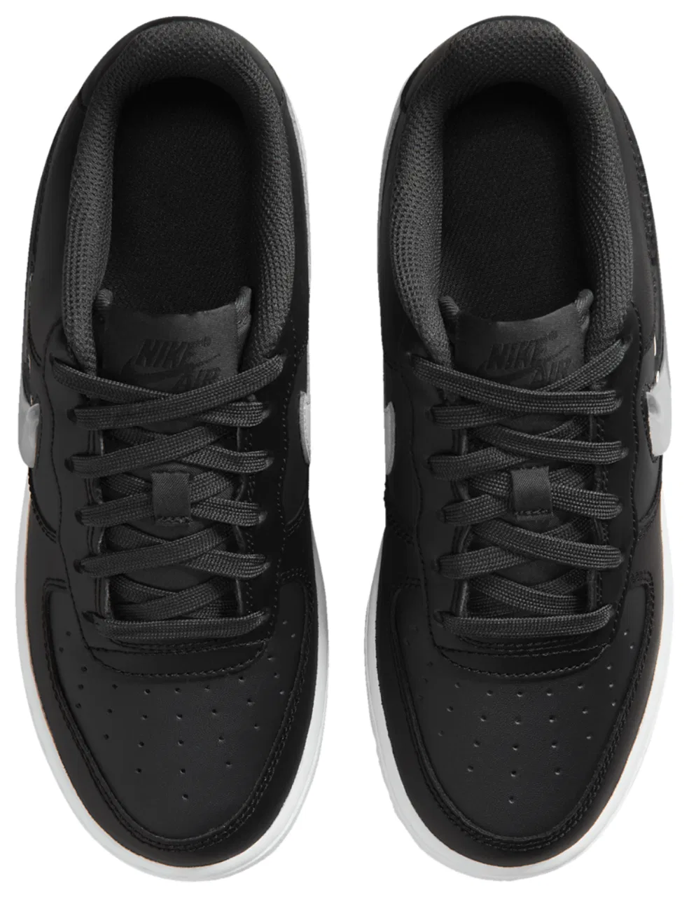 Детские кроссовки для девочек Nike Air Force 1, Vast Grey/Dark Smoke Grey/Black — фото 4