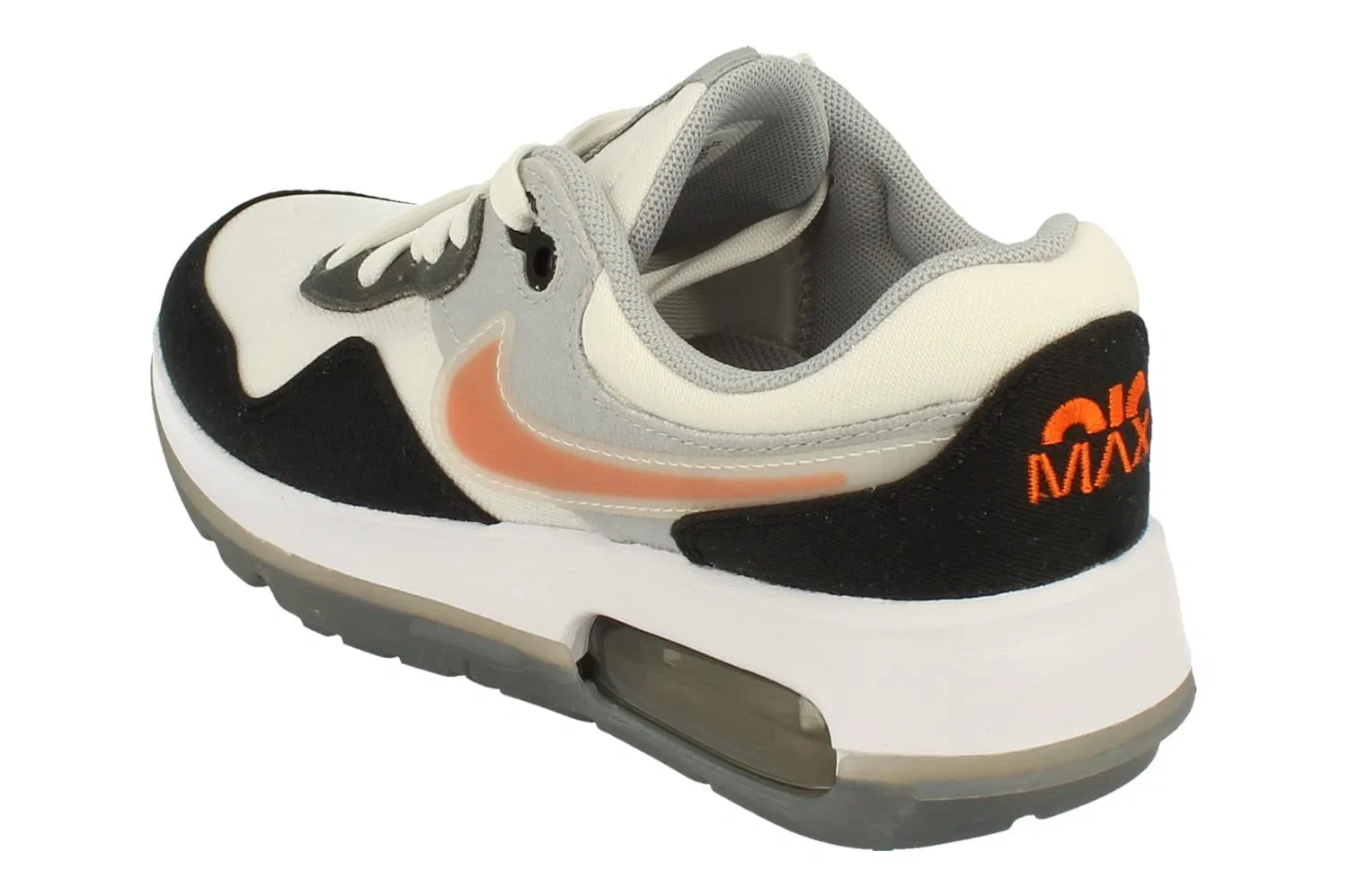 Детские кроссовки для мальчиков с принтом Air Max NIKE, White Black — фото 2