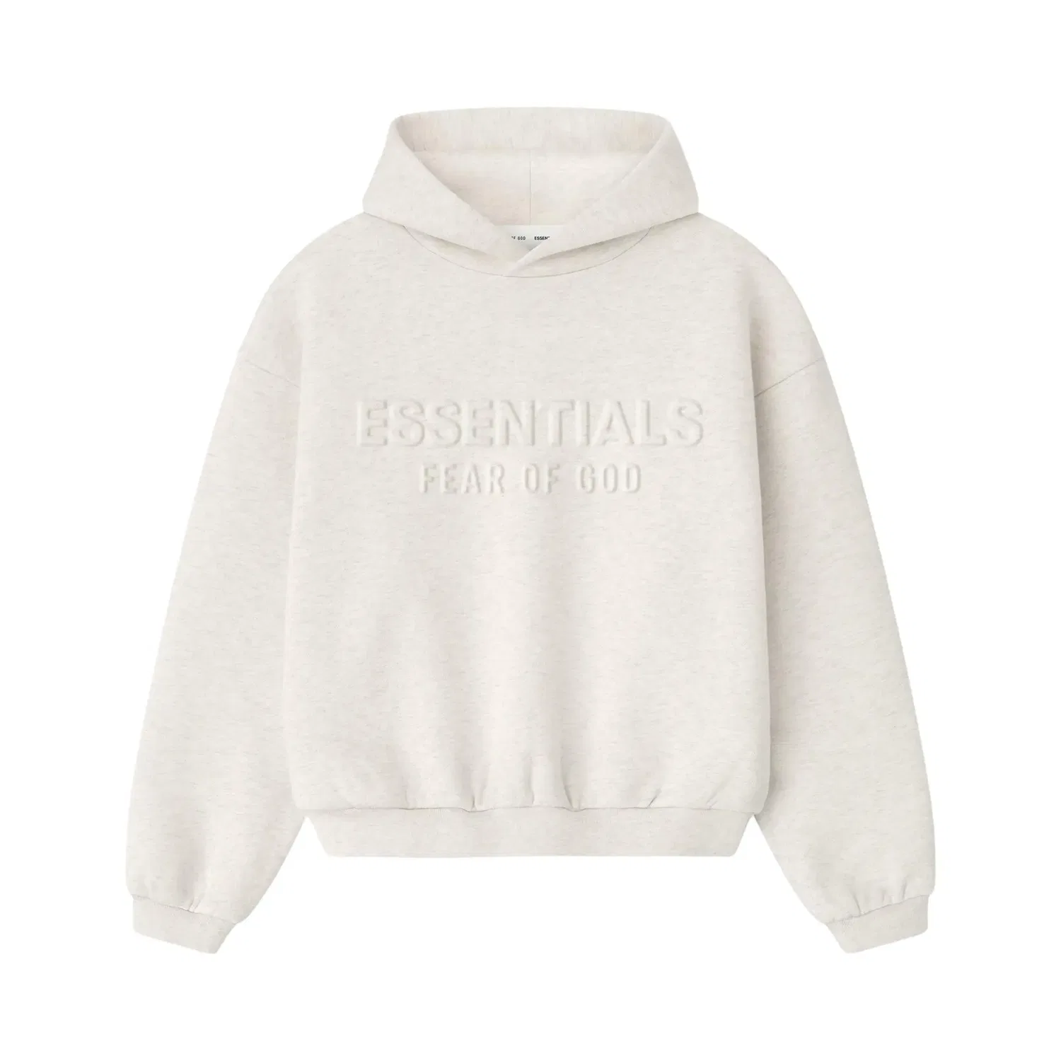 Толстовка Fear of God Essentials Embossed Classic Hoodie, кремовый