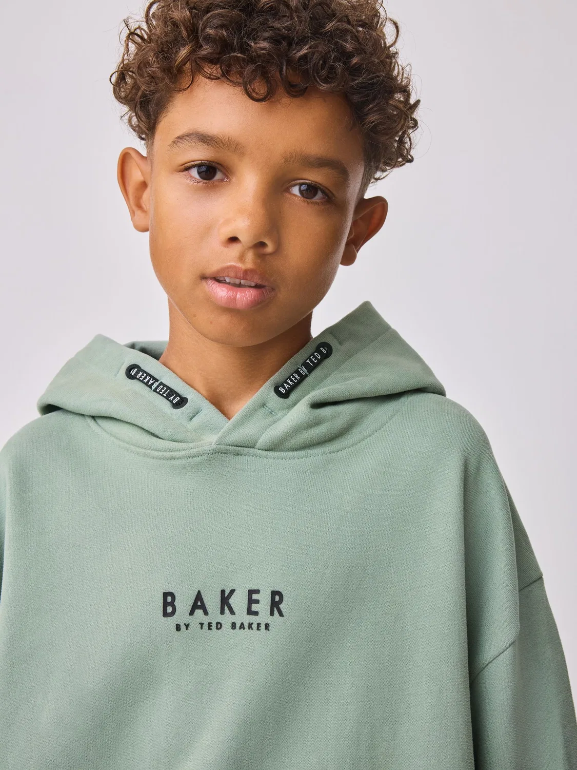Худи Baker by Ted Baker, модель Overhead Hoodie, цвет Sage Green — фото 4