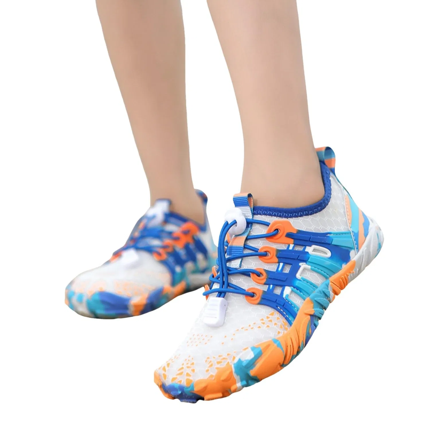 Детские кроссовки для девочек с принтом Scarpe Scoglio, Sky Blue — фото 2