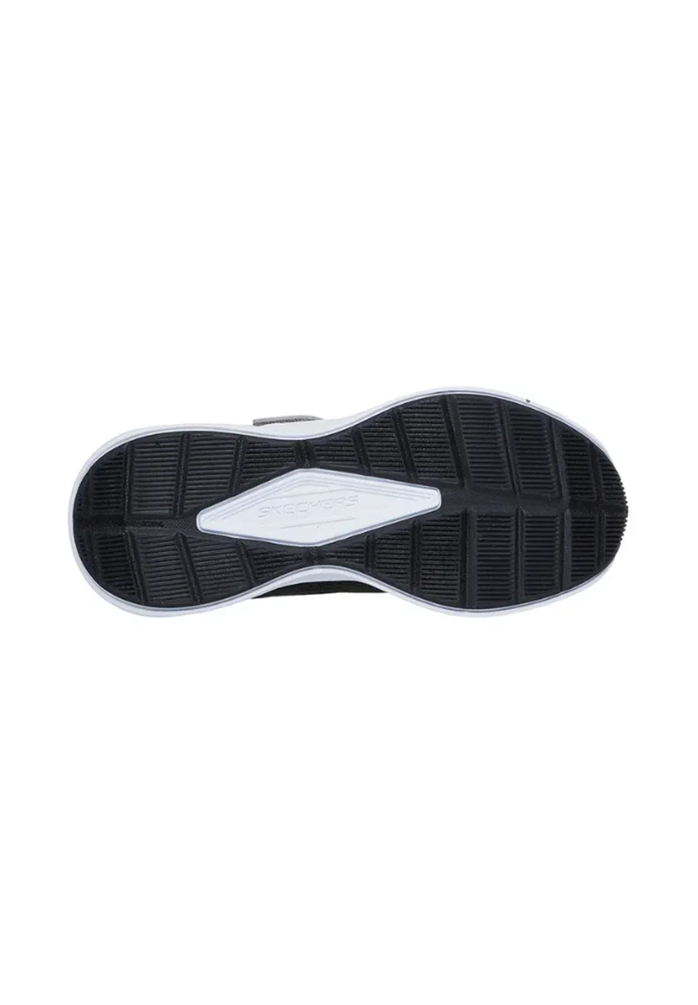 Протектор Microspec - кроссовки Skechers, Black Silver Synthetic Black Textile Red Trim — фото 4