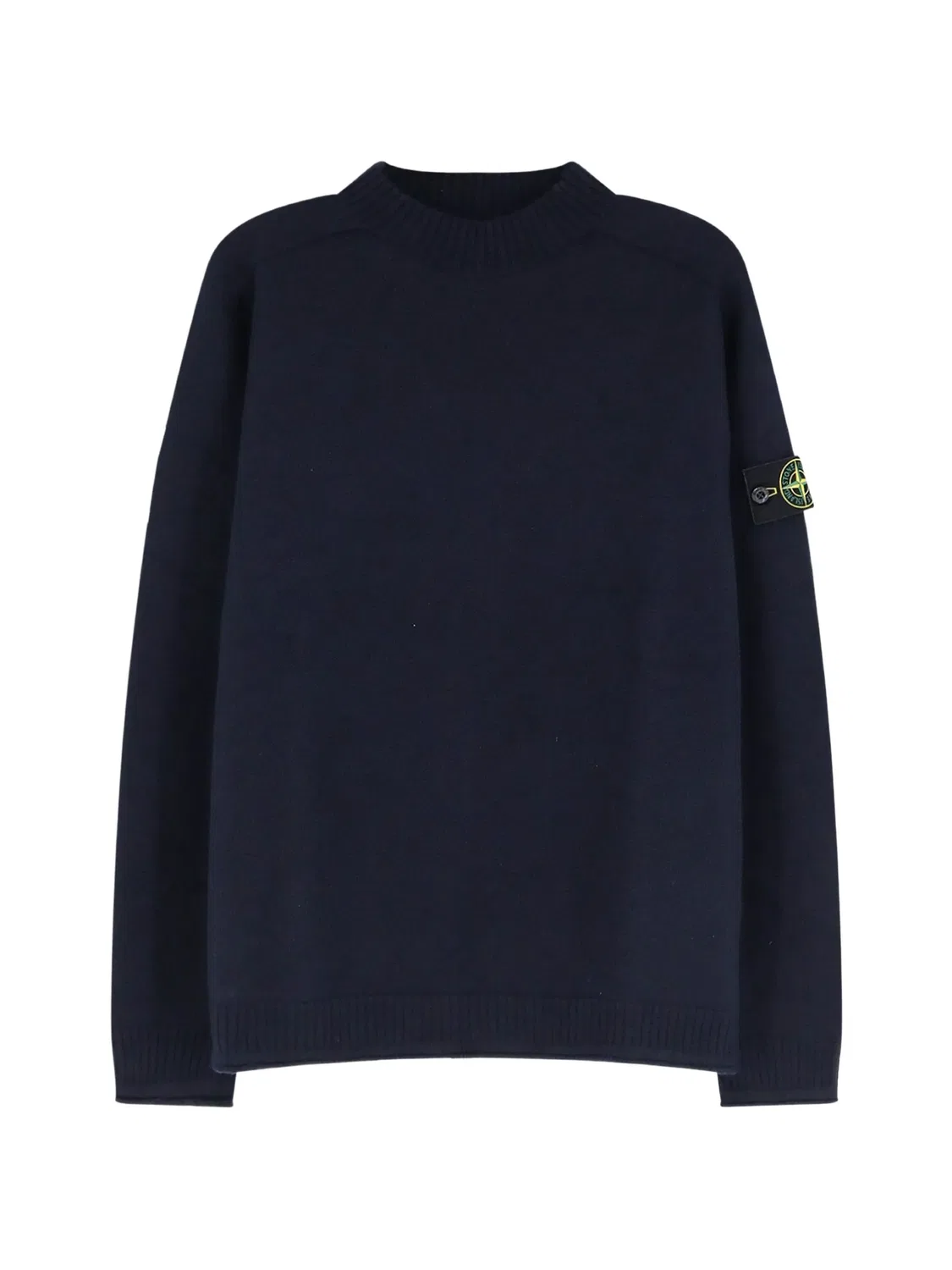 Stone Island Джемпер синий из шерсти