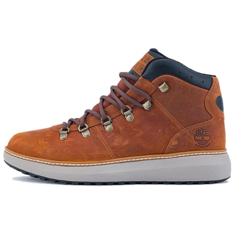 

Дышащие водонепроницаемые короткие уличные ботинки мужские Rusty Red Timberland, Красный, Дышащие водонепроницаемые короткие уличные ботинки мужские Rusty Red Timberland