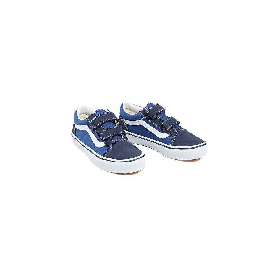 Кеды Vans Old Skool V Детские, Темно-синий — фото 2