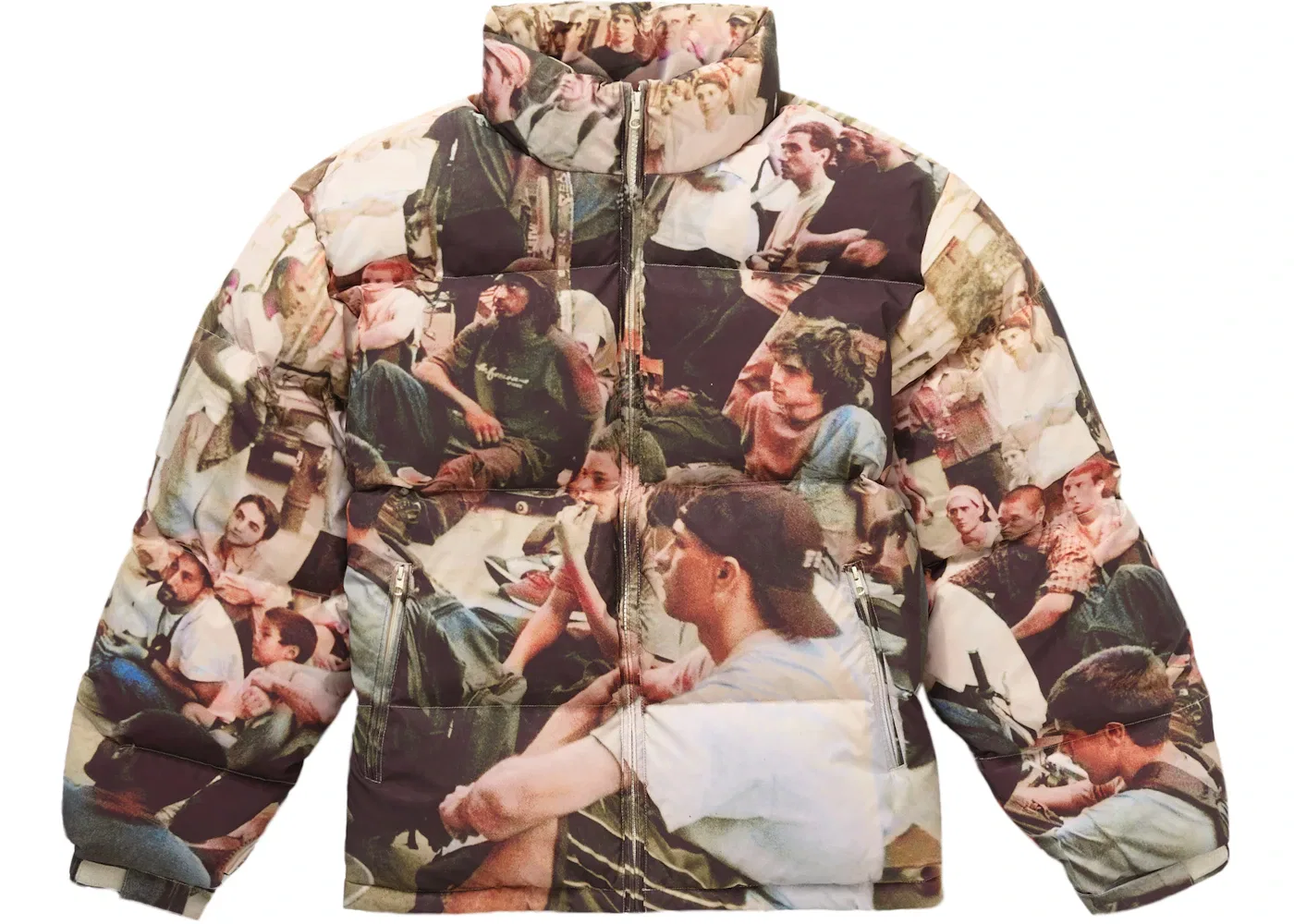 Мужская куртка пуховая с принтом Supreme Lafayette Reflective, Multicolor