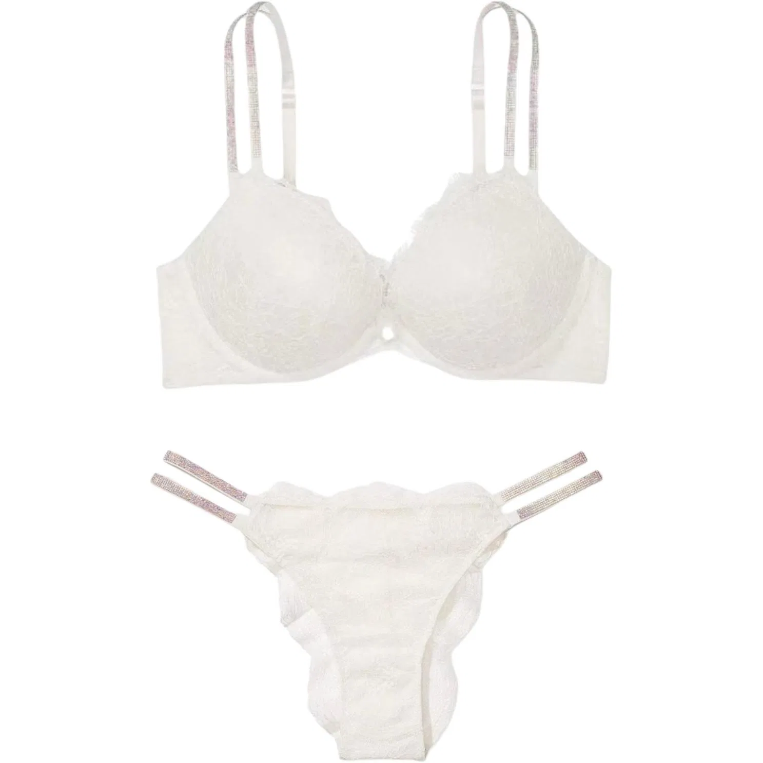 Женский комплект нижнего белья Set (White) Victoria's Secret