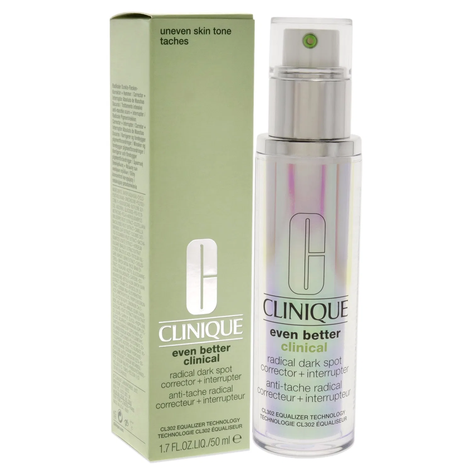 Сыворотка против темных пятен Even Better Clinical Radical Dark Spot Corrector + Interrupter Clinique, 50 мл