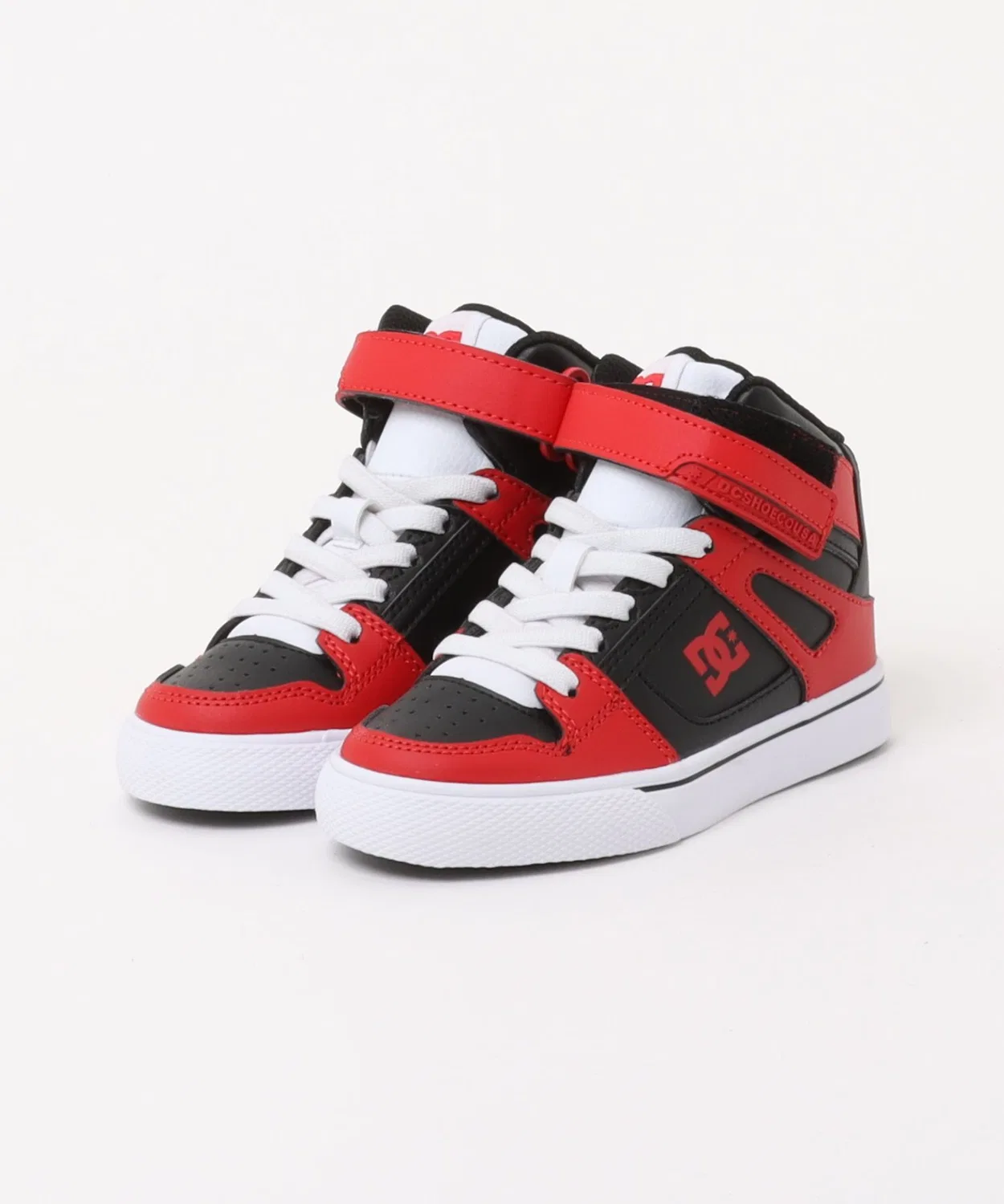 Детские кроссовки с высоким верхом KS PURE HIGH-TOP SE EV SN DC SHOES, Red
