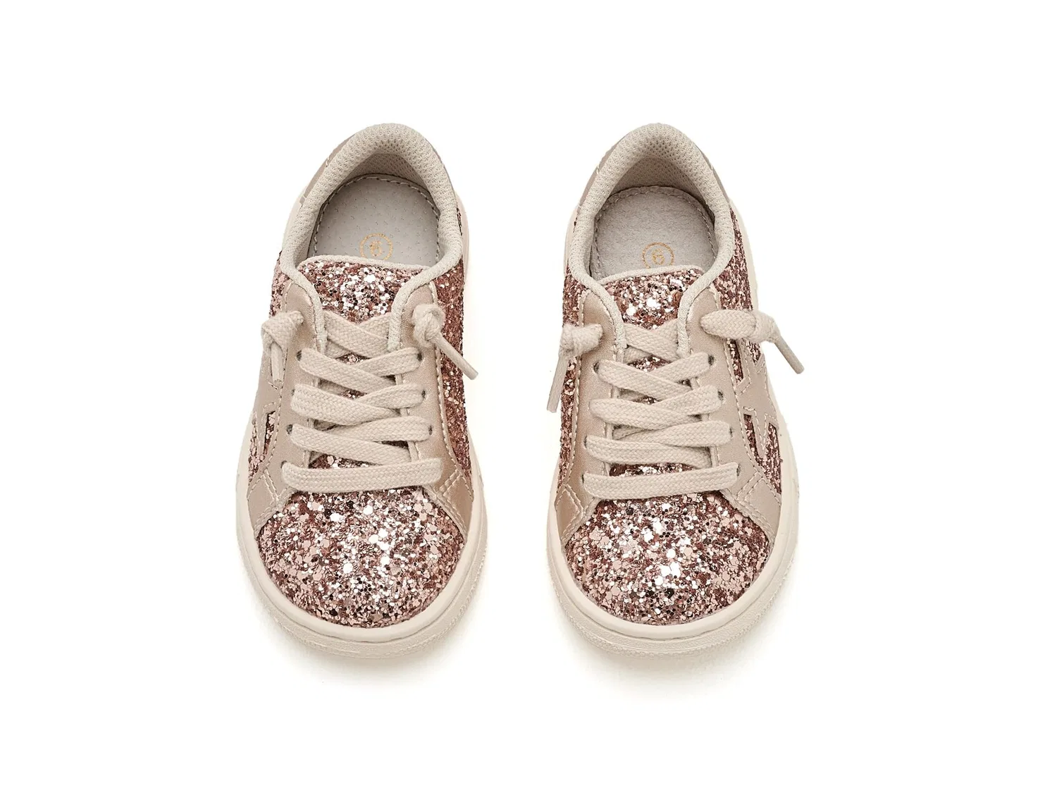Кроссовки Kinley (для малышей и маленьких детей) L'Amour Shoes Kids, Rose Gold — фото 3