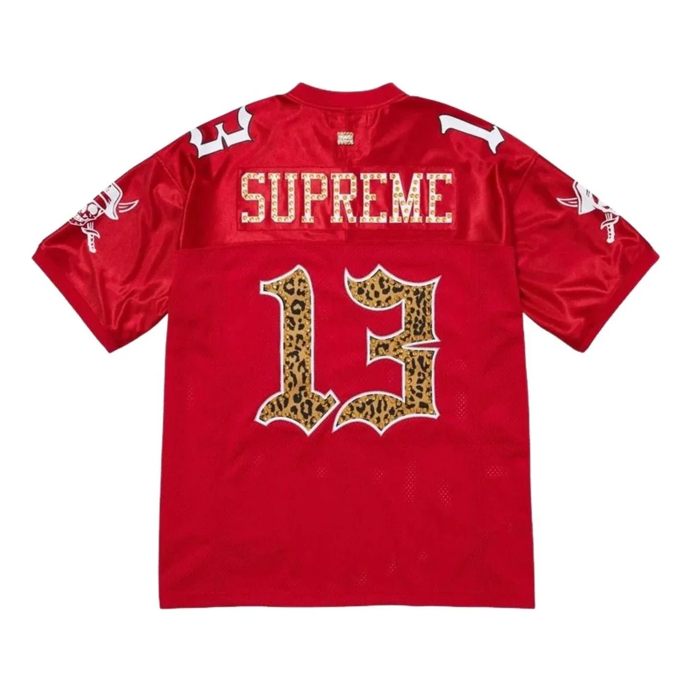Мужская игровая майка FW26 x b.b. Simon Football Jersey 'Red' Supreme, красный — фото 2