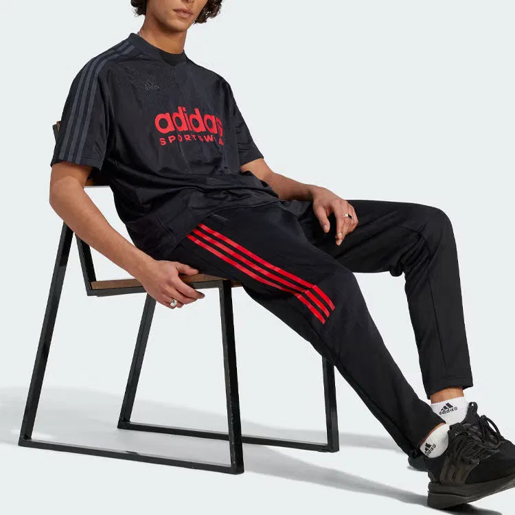 Футболка с логотипом Tiro Adidas, черный — фото 4