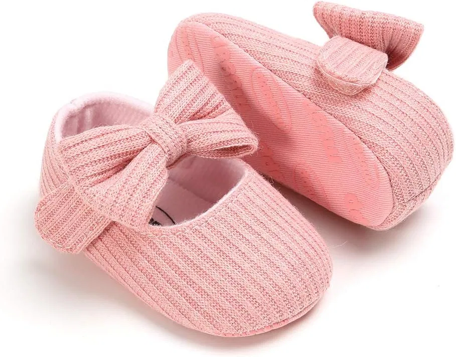 Детские туфли Мэри Джейн для девочек с бантом GDSDYM, Pink — фото 4