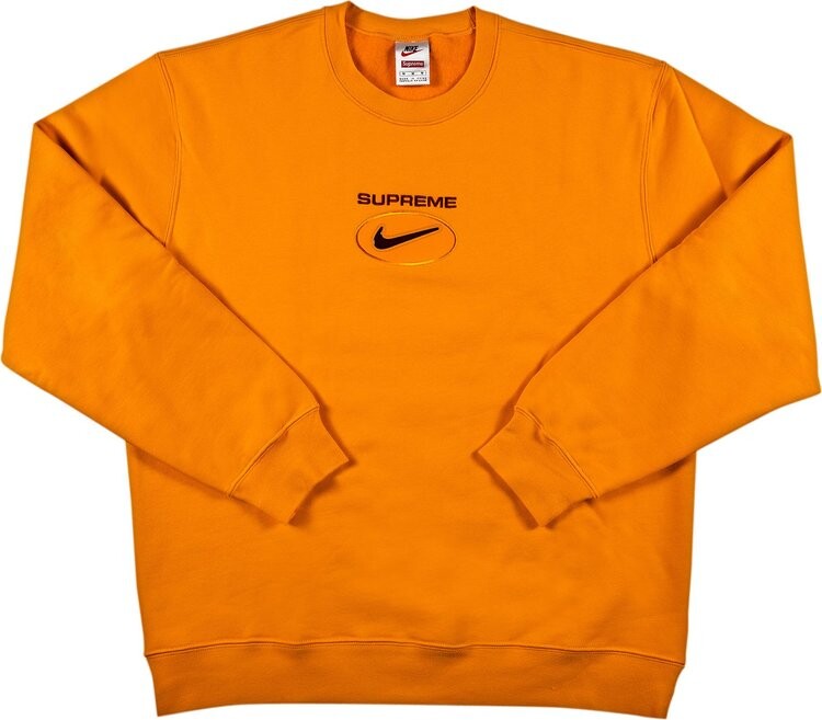 

Толстовка Supreme x Nike Jewel Crewneck 'Orange', оранжевый