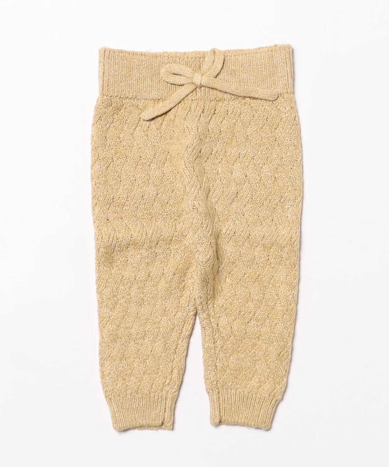 Детские штаны из хлопка с начесом, модель Cozy Heather Knit Pant Quincy Mae, Honey