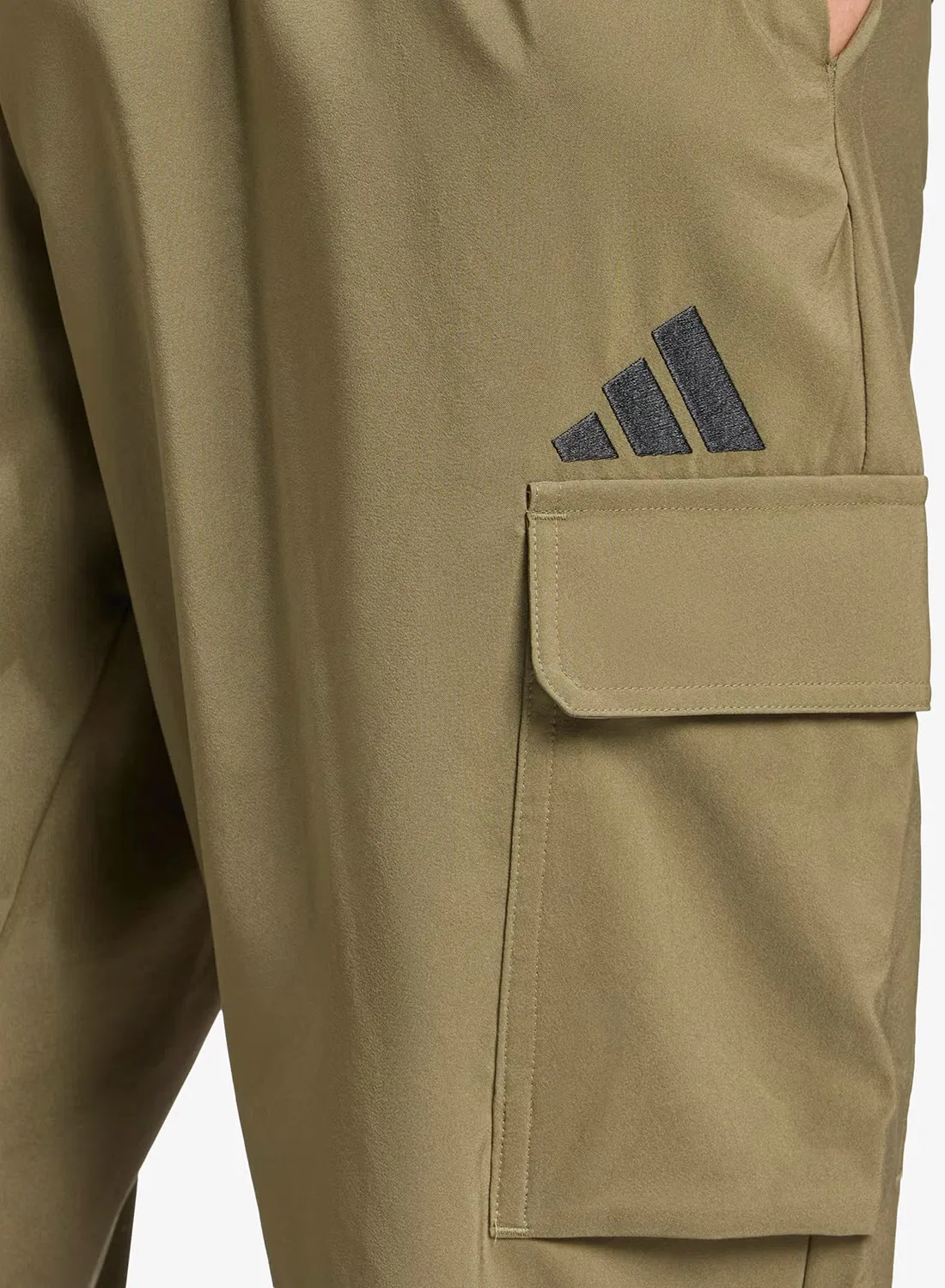 Брюки карго с карманами M sl cargo pt Adidas, оливковый — фото 3