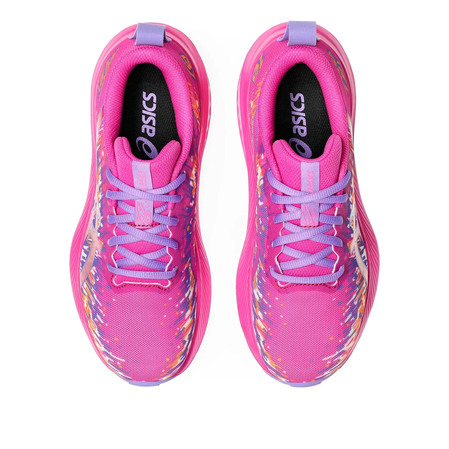 Детские кроссовки для мальчиков с технологией GEL Gel-noosa Tri 16 Gs ASICS, Digital Sakura Amethyst — фото 3