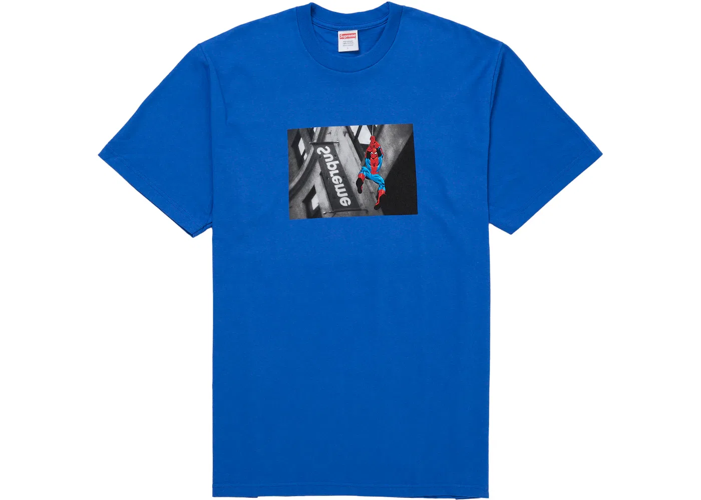 Мужская футболка с принтом Supreme Spider-Man Tee, Royal