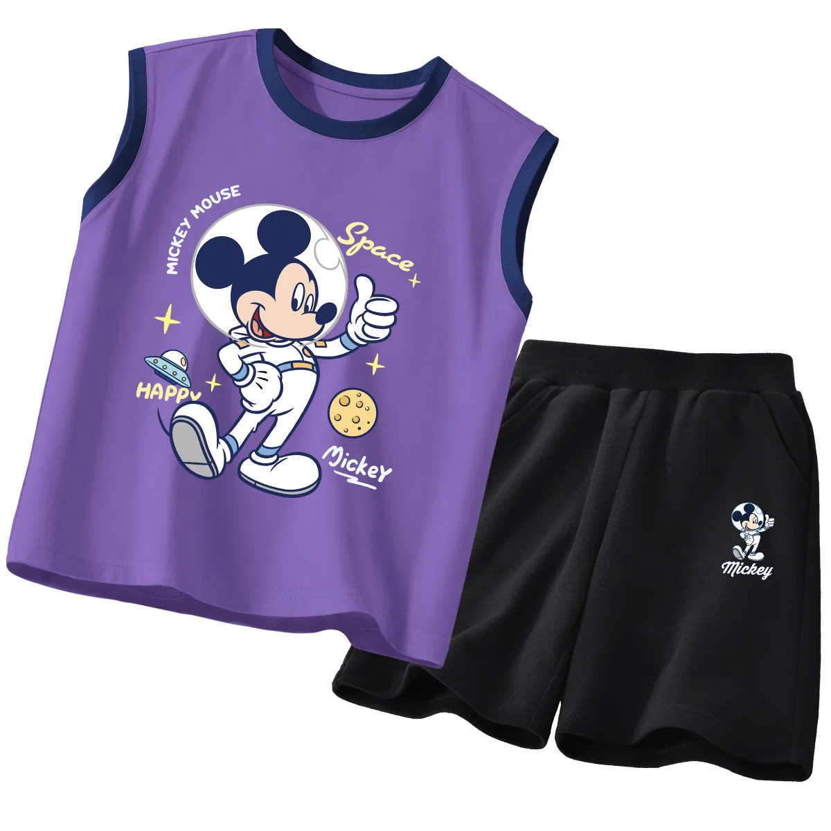 Детский спортивный костюм с круглым вырезом, тянущийся, Disney, Cosmic Blue Purple