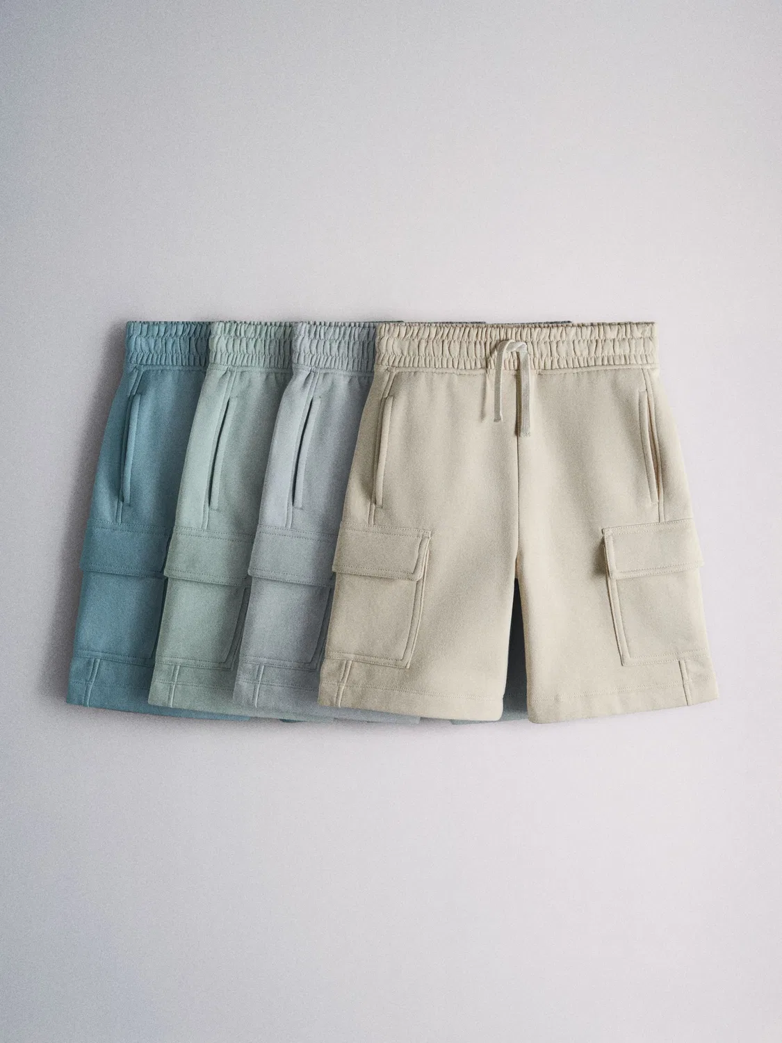 Спортивные шорты The Set 4 Pack, сине-зеленые